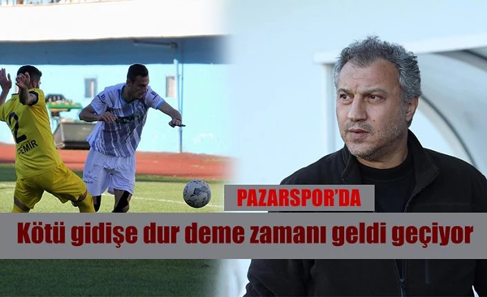 Pazarspor ’un ligin ilk yarısında en az 15 puan toplaması gerekir.