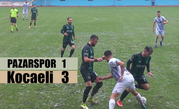 Pazarspor Kocaelispor 1-3