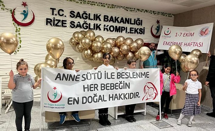 Rize’de “1-7 Ekim Emzirme Haftası” etkinlikleri