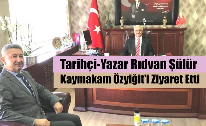 Tarihçi Rıdvan Şükür, Gebze ilçe kaymakamının misafiri oldu