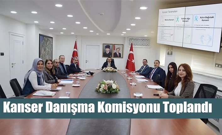 2022 YILI İL KANSER DANIŞMA KOMİSYONU TOPLANTISI DÜZENLENDİ