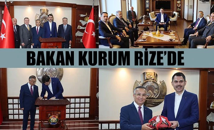 Bakan Kurum Rize