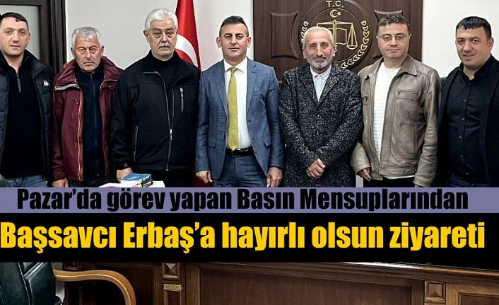 Başsavcı Erbaş’ı ziyaret ettiler