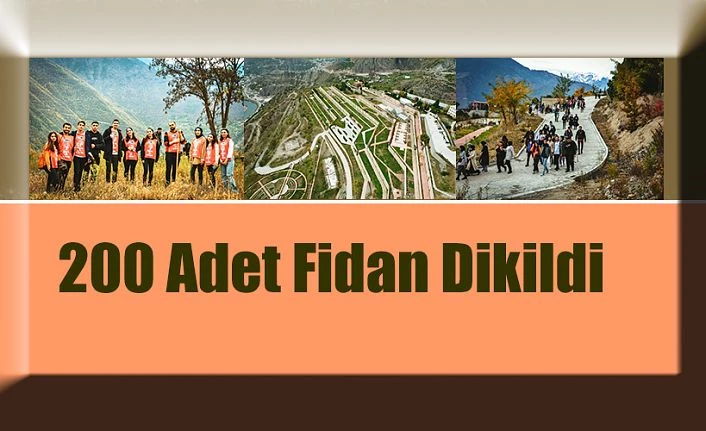 FİDANLAR TOPRAKLA BULUŞTURULDU