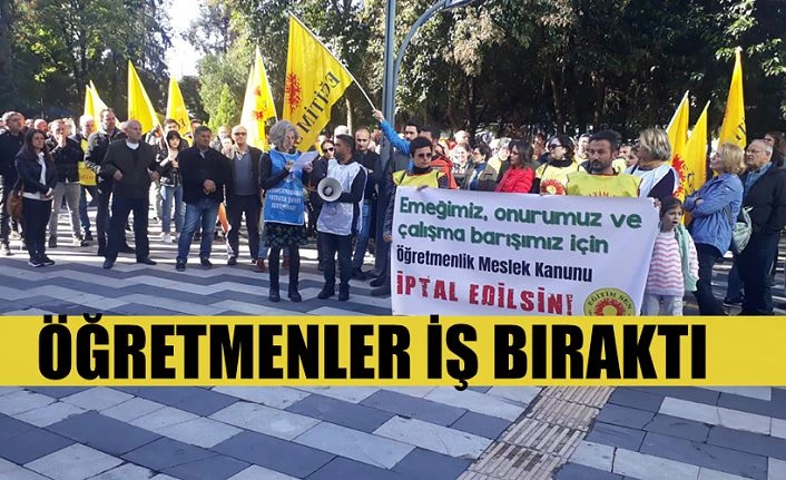 ÖĞRETMENLER İŞ BIRAKTI