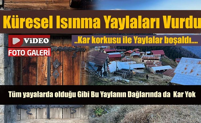 Yaylalarda Küresel Isınma tehdidi altında