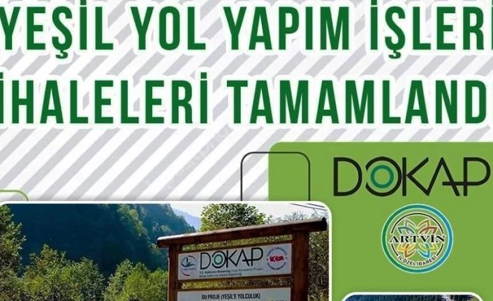 YEŞİL YOL YAPIM İHALELERİ TAMAMLANDI