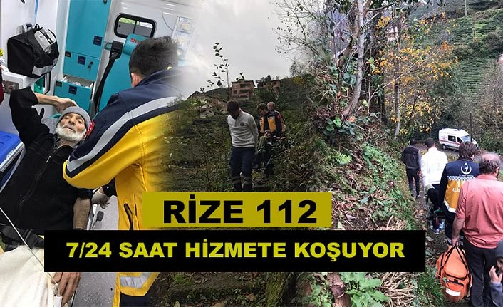 112 Acil Servis 7/24 görevinin başında