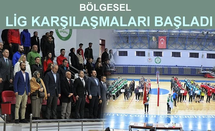 BÖLGESEL VOLEYBOL LİG KARŞILAŞMALARI BAŞLADI