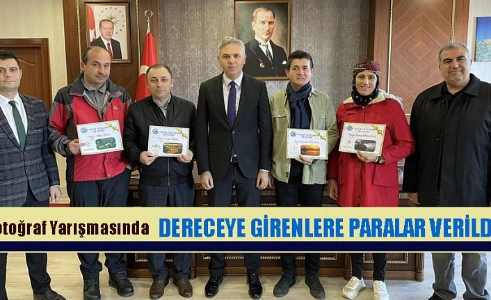 Dereceye Girenlere Maddi destek sağlandı