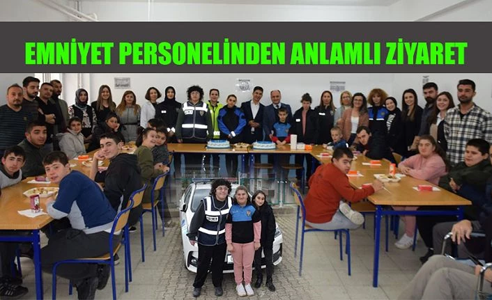 EMNİYET PERSONELİNDEN ANLAMLI ZİYARET