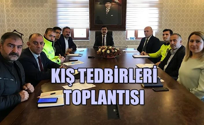 KIŞ MEVSİMİ TRAFİK TEDBİRLERİ DEĞERLENDİRİLDİ