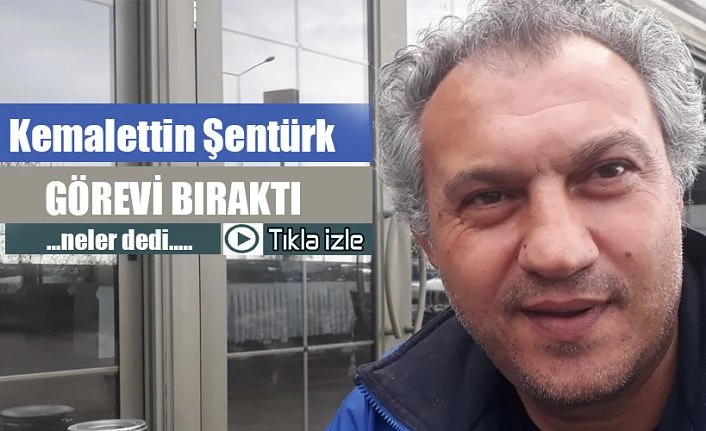 Pazarspor hocası Kemalettin Şentürk görevini bıraktı