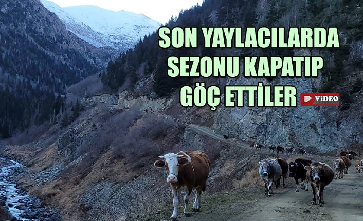 Son yaylacılar da terk ettiler