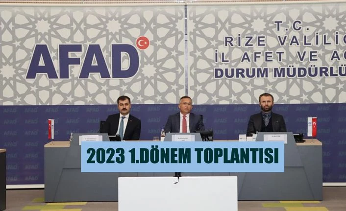 2023 Yılı I. Dönem İl Koordinasyon Kurulu Toplantısı Yapıldı