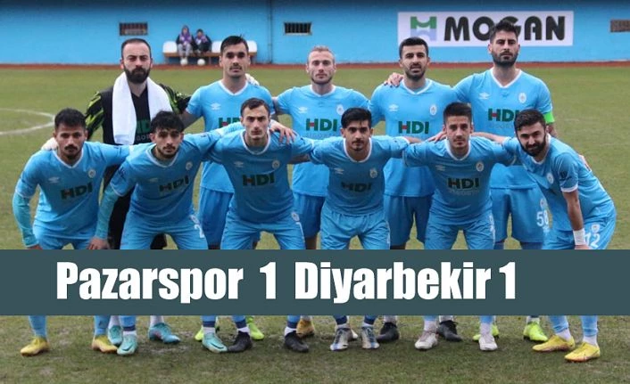 Pazarspor 1 Diyarbekir 1