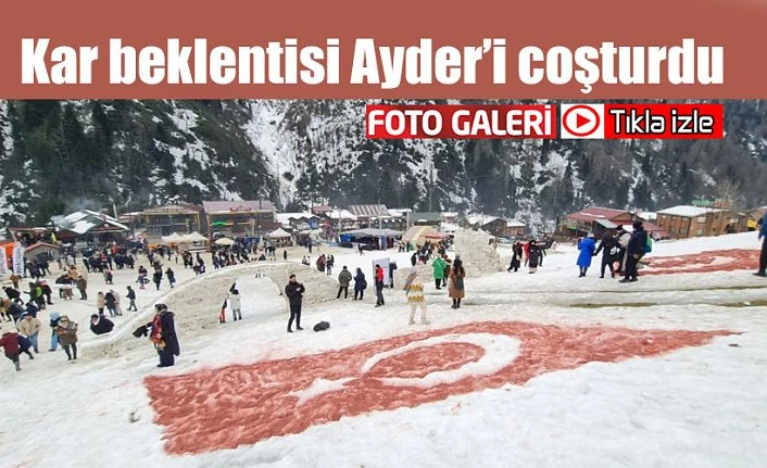 Ayder Festivalinde Kar yok ama coşku çok