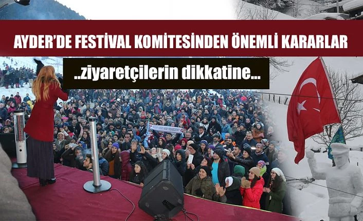 Ayder Kış Festivaline katılacak olanlara önemli duyuru