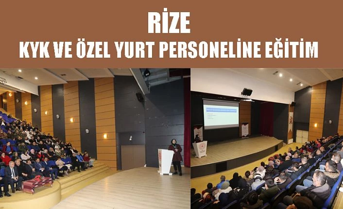 KYK personellerine yönelik “Gençlerin Psikolojik İyilik Hallerinin Güçlendirilmesi” eğitimi