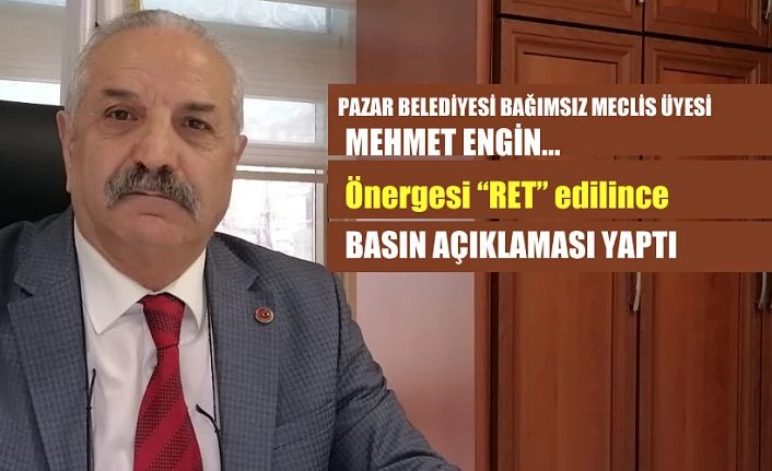 Mehmet Engin’in ’den Basın açıklaması