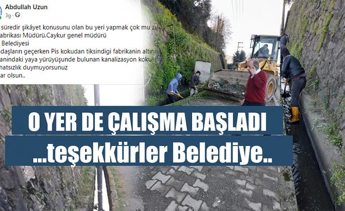 O yeri Belediye Temizliyor