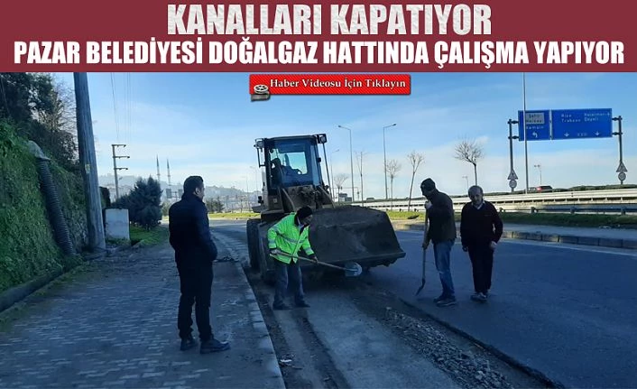 Pazar Belediye’sinden hafta sonu çalışması