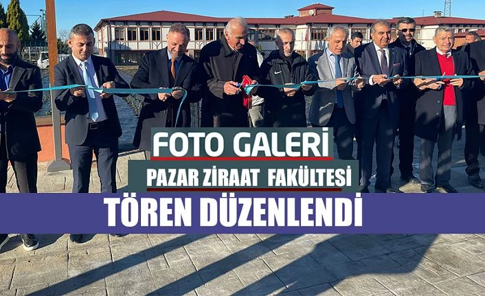 Pazar’da Tören Düzenlendi