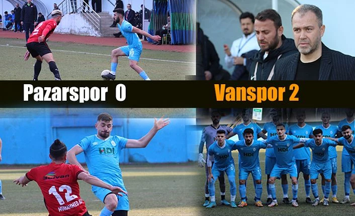 Pazarspor 0 Van Spor FK 2