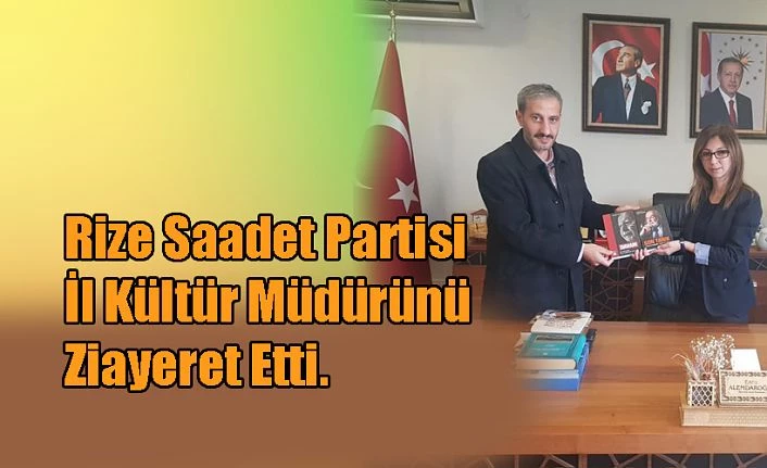 Saadet Merkez İlçe Başkanlığı’ndan Alemdaroğlu’na Ziyaret