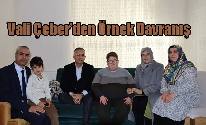 Vali Kemal Çeber, Ömer Talha’nın Davetini Kırmadı