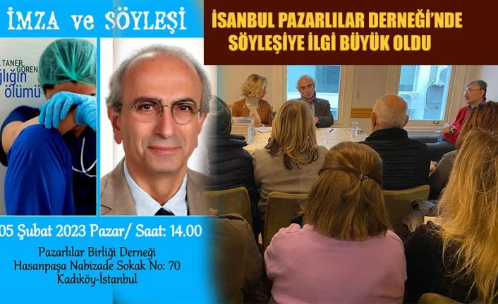 İstanbul’da Taner hoca kitabını ve hikayesini anlattı