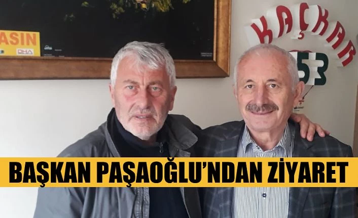 Kızılay Şube Başkanı Paşaoğlu’ndan Ziyaret