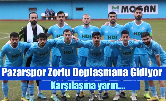 Pazarspor Karacabey deplasmanına puan için gidiyor