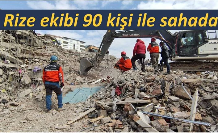 RİKE Personeli 90 kişiyle deprem bölgesinde hizmet veriyor