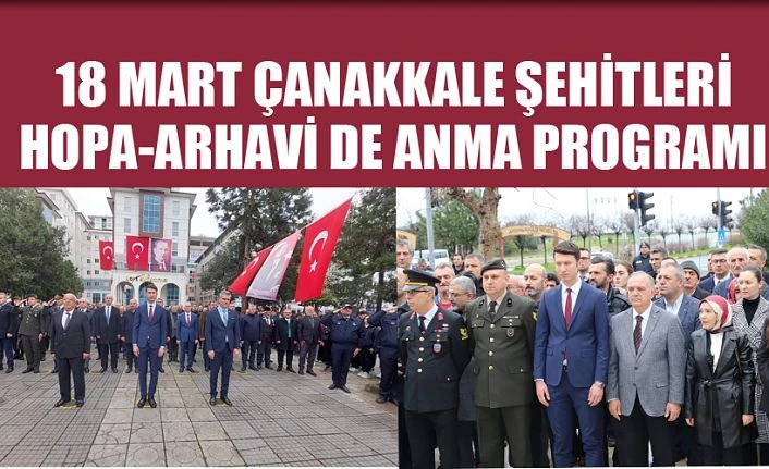 18 Mart Çanakkale Şehitleri için anma programı