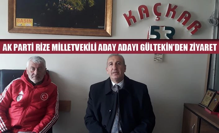 Aday adayı Gültekin’den Basın Büromuza Ziyaret