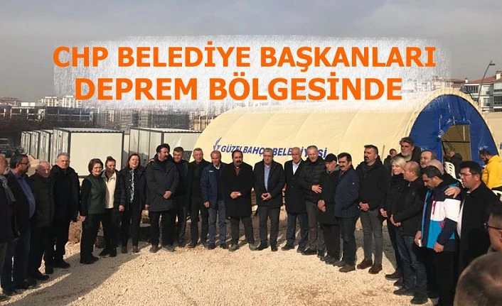 ARTVİN’İN CHP’Lİ BELEDİYE BAŞKANLARI DA İNCELEMELERE KATILDILAR