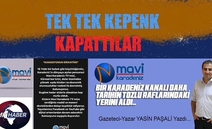 BİR KARADENİZ KANALI DAHA TARİHİN TOZLU RAFLARINDAKİ YERİNİ ALDI