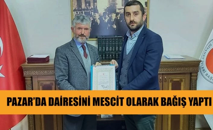 Dairesini Türkiye Diyanet Vakfına bağışladı