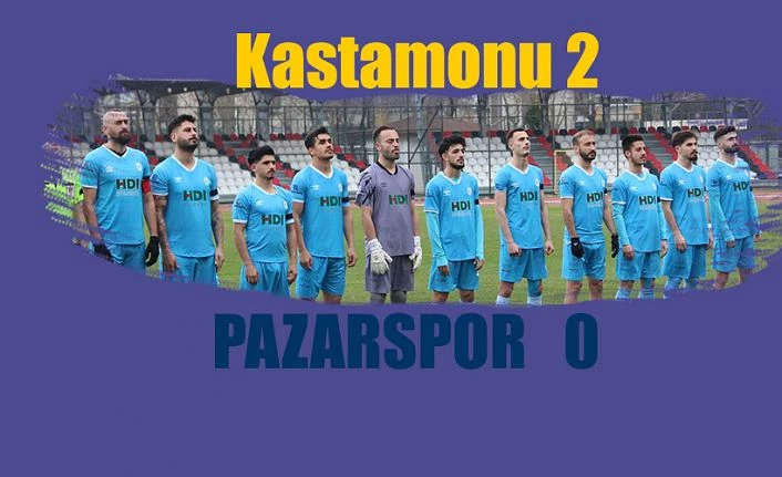 GMG KASTAMONUSPOR 2 PAZARSPOR 0