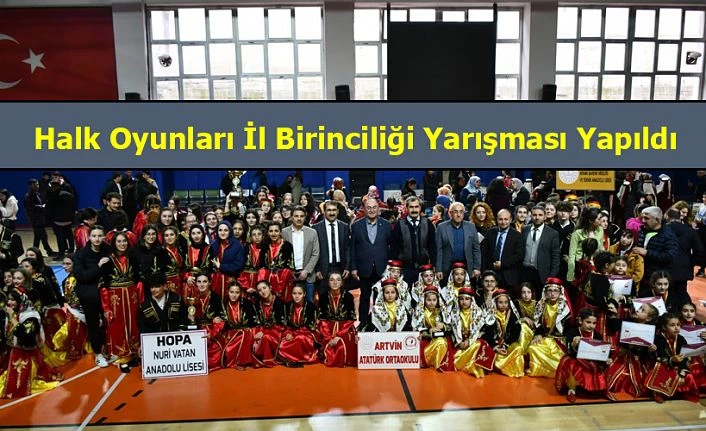 HALK OYUNLARI İL BİRİNCİLİĞİ YARIŞMALARI YAPILDI