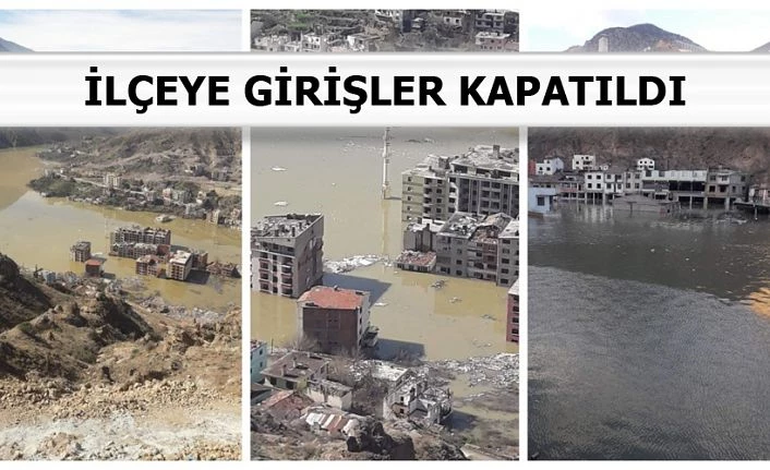 İlçeye Girişler Kapatıldı