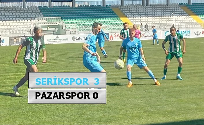 SERİK BELEDİYESPOR-3      PAZARSPOR-0