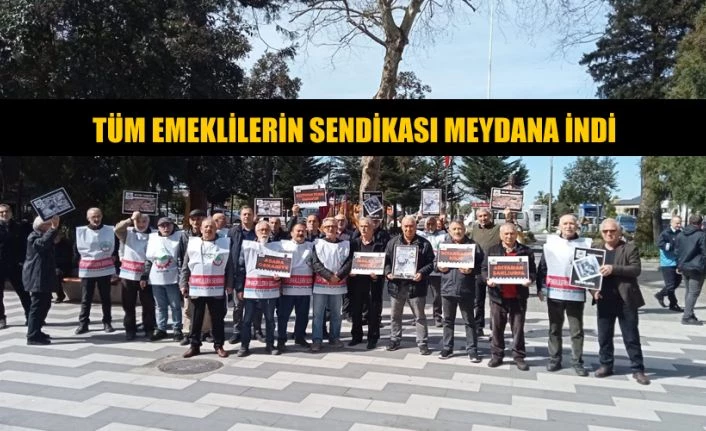 TÜM EMEKLİLERİN SENDİKASI YENİDEN MEYDANA İNDİ