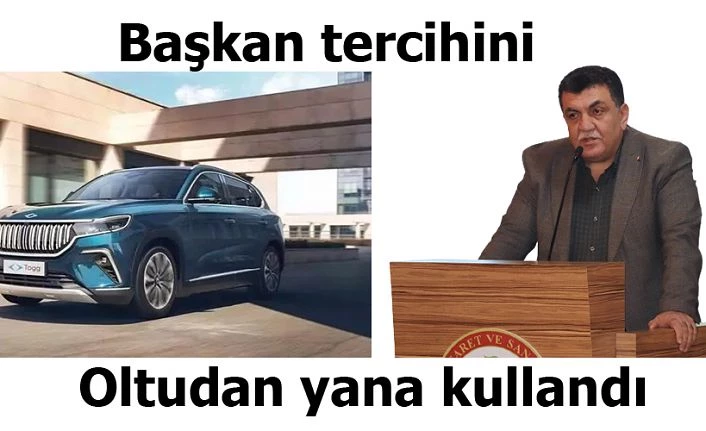 Başkan Oltu rengi olanı beğendi