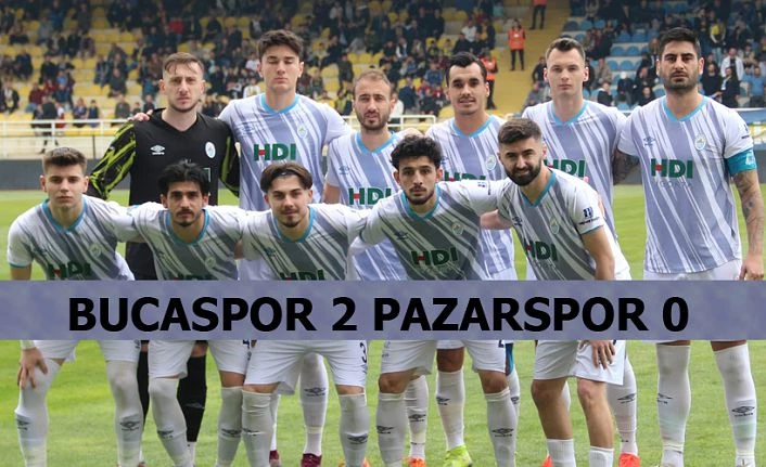 Bucaspor 2 Pazarspor 0