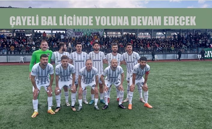 ÇAYELİ SPOR KALDIĞI YERDEN DEVAM DEDİ