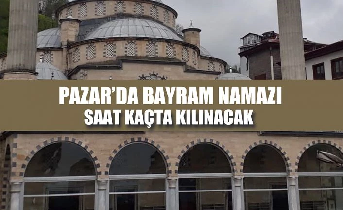 Pazar’da Bayram Namazı Saat Kaçta Kılınacak