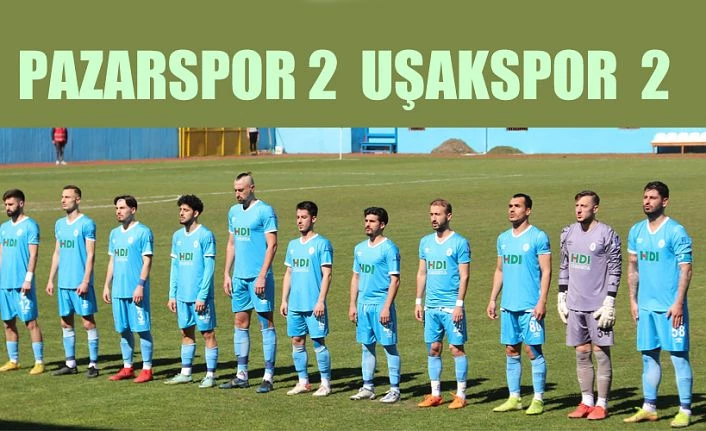 Pazarspor: 2 – Utaş Uşakspor: 2