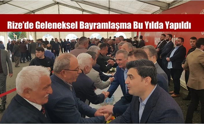 RİZE’DE GELENEKSEL BAYRAMLAŞMA 